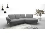 Ecksofa SIT & MORE "Dance, L-Form, inkl. Sitztiefenverstellung", grau, B:313cm H:91cm T:208cm, 95%Polyester 5%Polyamid, Sofas, Ecksofa, inkl. Click&Seat, optional mit Kopfteilverstellung