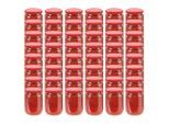 vidaXL Marmeladengläser mit Rotem Deckel 48 Stk. 230 ml