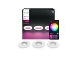 Philips Hue Xamento recessed white 3x4.2W
