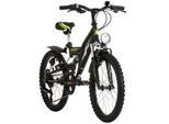 WYLD WYLD Kinder-Mountainbike Fully ATB 20" Zodiac schwarz-grün 6 Gänge RH 31 cm