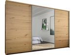 Schwebetürenschrank RAUCH "Kleiderschrank Schrank Garderobe Wäscheschrank TOMA mit Passepartout", braun (eiche artisan), B:368cm H:233cm T:64cm, Holzwerkstoff, Schränke, Schwebetürenschrank, inkl. Regaleinsatz sowie zusätzlichen Einlegeböden MADE IN GERMANY