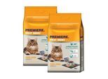 PREMIERE Meat Menu Trockenfutter Katze Adult Hair and Skin Geflügel mit Lachs 2x4 kg