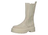 Stiefel STEVE MADDEN "STEVE MADDEN Stiefel Veloursleder", Damen, Gr. 41, beige, Veloursleder, Schuhe Stiefel