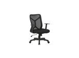byLIVING Bürostuhl BONE, Bezug in schwarz, Gestell schwarz, Wippmechanik