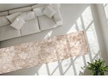 Teppich OBSESSION "My Bella 238", rosa, B:80cm H:13mm L:300cm, Polyester, Teppiche, Teppich, Orient Optik, Hoch-Tief Effekt, mit Fransen, Vintage Design