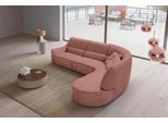 Ecksofa EGOITALIANO "Puffy, extravagant & edel, Retro Designsofa, hoher Sitzkomfort, L-Form", braun (cedar wood), B:330cm H:88cm T:205cm, Sofas, Ecksofa, mit Ottomane, wahlweise mit und ohne elektrischer Relaxfunktion