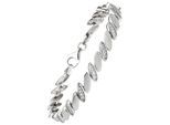 Armband JOBO, silber (silber 925, weiß), Armbänder, Damen, 19cm, Silber 925 (Sterlingsilber), Armband, 925 Silber matt mit 52 Zirkonia 19 cm
