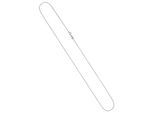 Kette ohne Anhänger JOBO "Zopfkette", grau (platin 950), Halsketten, Damen, Platin 950, L: 45, 950 Platin 1 mm 45 cm