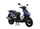 Alpha Motors Mofaroller Mustang FI 50 ccm 25 kmh EURO 5 blau-grau