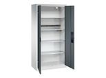 C+P Akkuladeschrank Acurado, 1950x930x500mm, 7035/7016 ; C + P Möbelsysteme (8921-05E1|S10088)