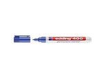 Marker edding 400, feine Spitze, blau, 10 Stück