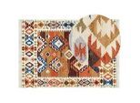 Teppich VOSKETAP Bunt 200 x 300 cm Wolle Kelim