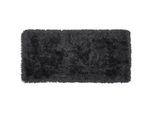 Zottelteppich CIDE Schwarz 80 x 150 cm