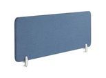 Schreibtischtrennwand blau 130 x 40 cm WALLY