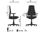 MyBuero Gamingstuhl GAMEBREAKER W03 Microfaser mit Armlehnen