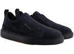 Santoni Low-Top Sneaker - Victory--seyu - Gr. UK_9_5 - in Blau - für Damen