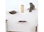 Rohrschneider ® Katzen-Kletterwand 4-teilig grau