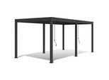 Pavillon Deluxe ca. 600x300 cm Aluminium Anthrazit