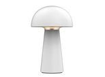 meet by Paperflow Visby Tischleuchte Weiss, PVC, Integrierte LED, warmweiss, EEK G
