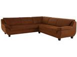 Home affaire Ecksofa "Yesterday L-Form, B/T: 254/91 cm, belastbar bis 140kg/ Sitz" Microfaser MELROSE, mocca