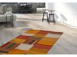 Teppich KAYOOM "Radical 210", bunt (terra, multi), B:200cm H:15mm L:290cm, Wolle, Teppiche, Teppich, Handgewebter Jacquard-Kilim, hochwertige Materialmischung