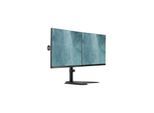 DIGITUS DA-90401 stand - for 2 monitors / curved monitors - matte black