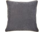 Dekokissen DONE. "Joy", grau (grau, unifarben), B:45cm L:45cm, Polyester, Dekokissen_Sitzkissen_Kissenhüllen, unifarben, Reißverschluss, Kissenhüle ohne Füllung, 1 Stück