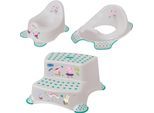 Töpfchen KEEEPER "Peppa Pig", Baby, grau (hellgrau), Polypropylen (PP), Töpfchen, Kinderpflege-Set - Töpfchen, Toilettensitz und Tritthocker