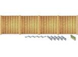 Sichtschutzelement KONIFERA "DAYTONA", grün, H:180cm, Massivholz, Stahl, Zaunelemente, Massiv und sehr stabil, verschiedene Längen