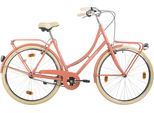 Hollandrad HOLLANDIA "Feelgood" Gr. 53, rot (pfirsich, pfirsich), Fahrräder, Damen, 53cm, 28 Zoll (71,12cm) hinten: 28 Zoll (71,12cm)