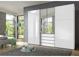 Schwebetürenschrank WIMEX "Magic by fresh to go", weiß (weiß, außentüren weißglas), B:300cm H:236cm T:65cm, Schränke, Schwebetürenschrank