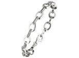 Armband JOBO, silber (silber 925, weiß), Armbänder, Damen, 19cm, Silber 925 (Sterlingsilber), Armband, 925 Silber mit 70 Zirkonia 19 cm