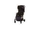 Chipolino Kinderwagen Illusion klappbar, verstellbare Fußstütze, Federung, Korb schwarz