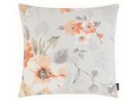 Zierkissen Olivia in Orange/Weiß ca. 50x50cm