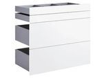 Schubladenset Unit in Weiß