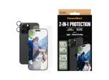PanzerGlass Displayschutzglas »2-in-1 Protection, Glass, Lens Protector« für Apple iPhone 16 Pro Max Displayschutzfolie, Schutzfolie, Bildschirmschutz, kratz- & stossfest