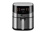 OHMEX Heissluftfritteuse "OHM-FRY-6515AIR", schwarz (edelstahl, schwarz), Fritteusen, Heissluftfritteuse