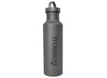 Vargo - Titan Wasserflasche - Trinkflasche Gr 650 ml grau/schwarz