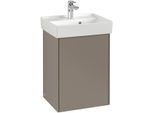 Villeroy & Boch Waschtischunterschrank Collaro 410x546x344mm 1trg. A:li WT mittig Cashmere Grey C00500VN