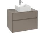 Villeroy & Boch Waschtischunterschrank Collaro C037B0 800x548x500mm m. Bel. 2 Ausz. Waschtisch mitti C037B0AH