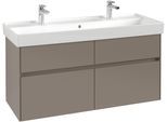 Villeroy & Boch Waschtischunterschrank Collaro 1154x546x444mm 4 Ausz. Waschbecken mittig Soft Gree C01200AF