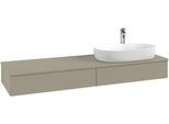 Villeroy & Boch Waschtischunterschrank Antao L16_5 1600x190x500mm mit Beleuchtung mit Struktur FK/AP L16150PD
