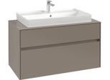 Villeroy & Boch Waschtischunterschrank Collaro C02000 1000x548x500mm 2 Ausz. Waschtisch mittig Soft C02000AF