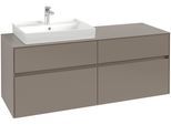Villeroy & Boch Waschtischunterschrank Collaro C085B0 1400x548x500mm m. Bel. 4 Ausz. Waschtisch li M C085B0VQ