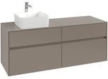 Villeroy & Boch Waschtischunterschrank Collaro C046B0 1400x548x500mm m. Bel. 4 Ausz. Waschtisch li W C046B0AH