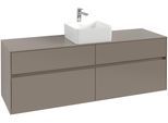 Villeroy & Boch Waschtischunterschrank Collaro C04900 1600x548x500mm 4 Ausz. Waschtisch mittig Cashm C04900VN