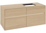 Villeroy & Boch Waschtischunterschrank Collaro C130B0 1200x548x500mm mit Beleuchtung Nordic Oak C130B0VJ