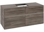 Villeroy & Boch Waschtischunterschrank Collaro C128B0 1200x548x500mm mit Beleuchtung Stone Oak C128B0RK