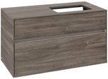 Villeroy & Boch Waschtischunterschrank Collaro C111B0 1000x548x500mm mit Beleuchtung Stone Oak C111B0RK