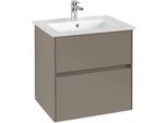 Villeroy & Boch Waschtischunterschrank Collaro 611x610x480mm m. Bel. 2 Ausz. Waschtisch mittig Soft C143B0AF